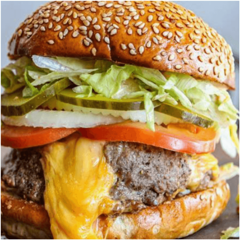 Juicy Lucy Burger Combo