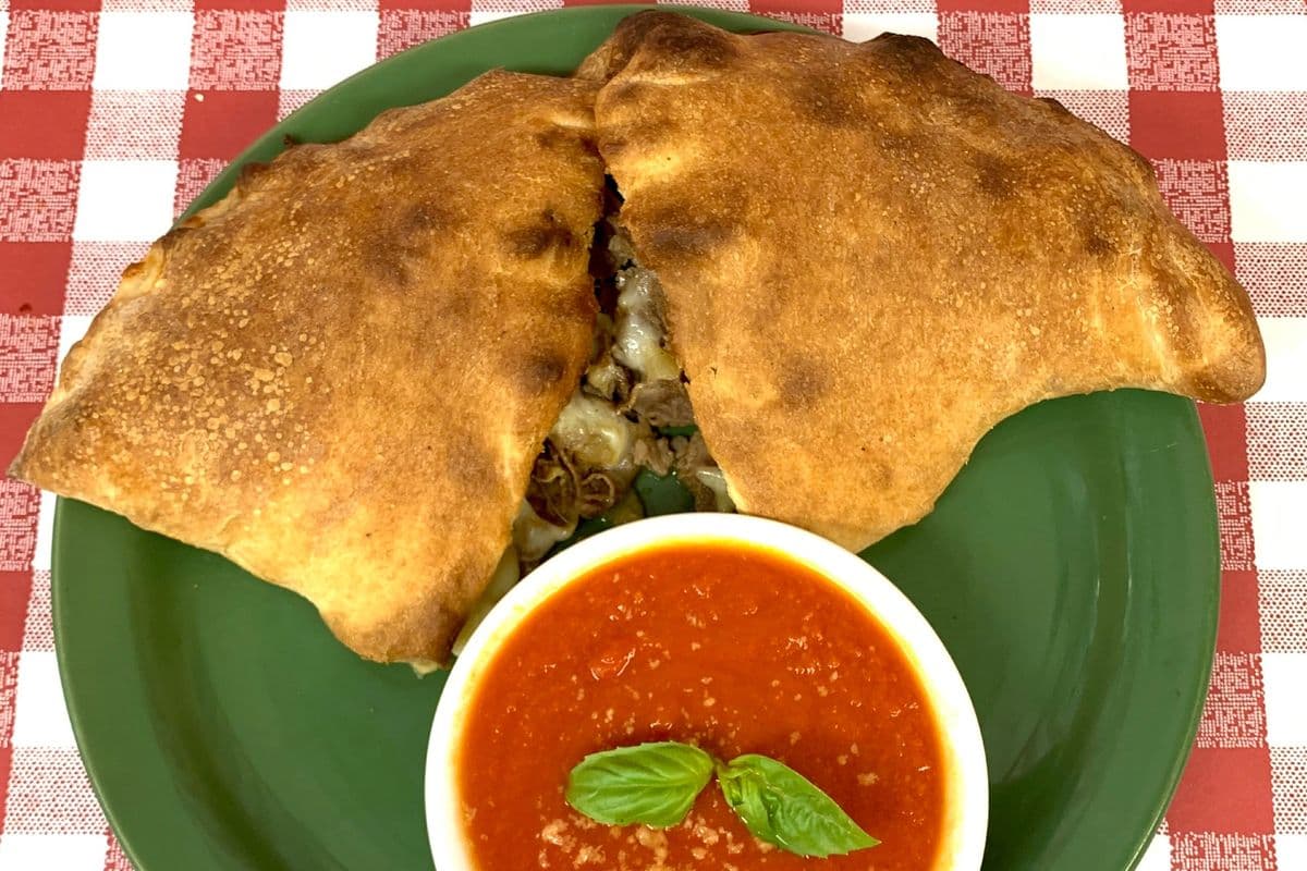 Philly Steak and Cheese Calzone
