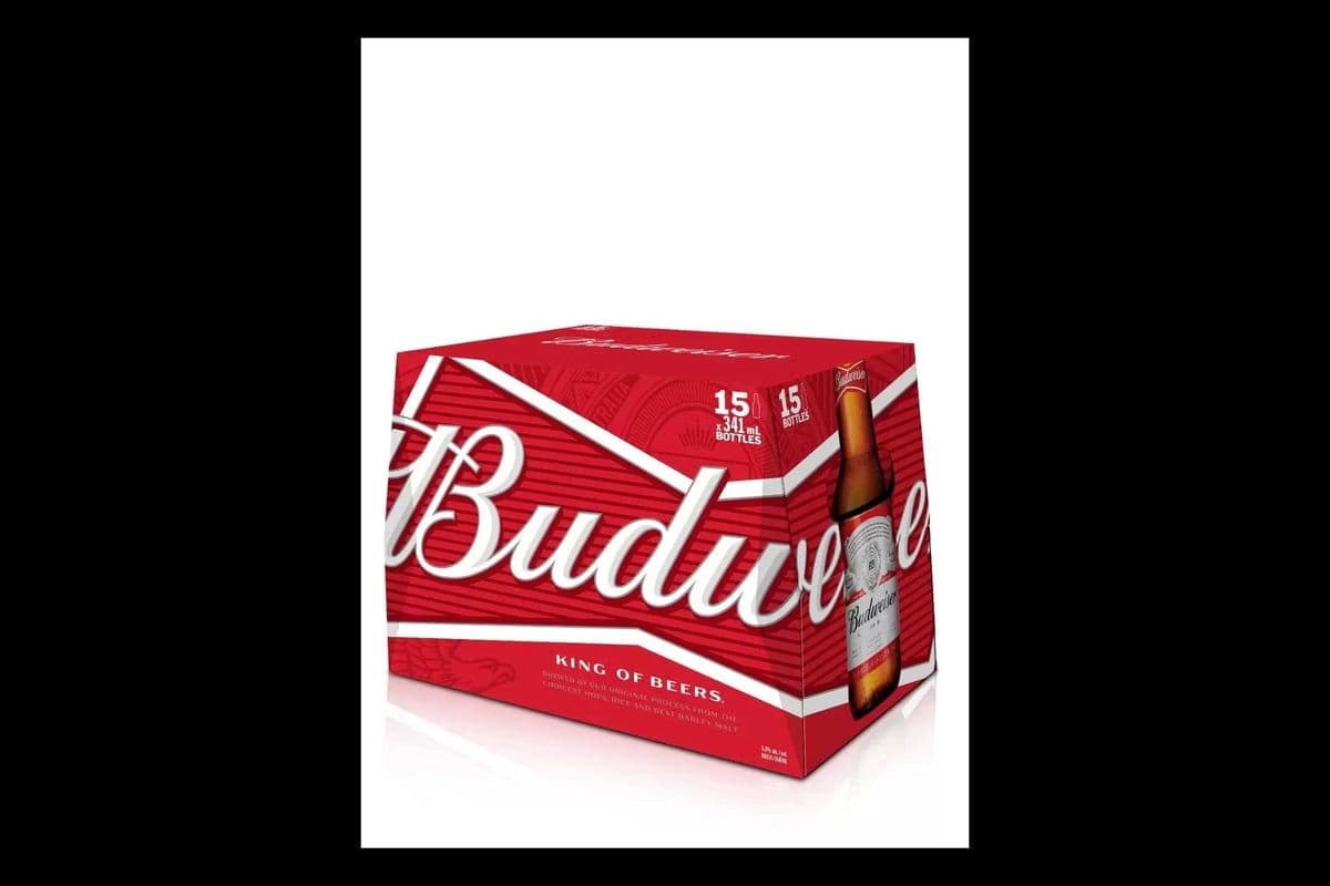 BUDWEISER (15 x 341 ML BOTTLE) (15 x 341ML)