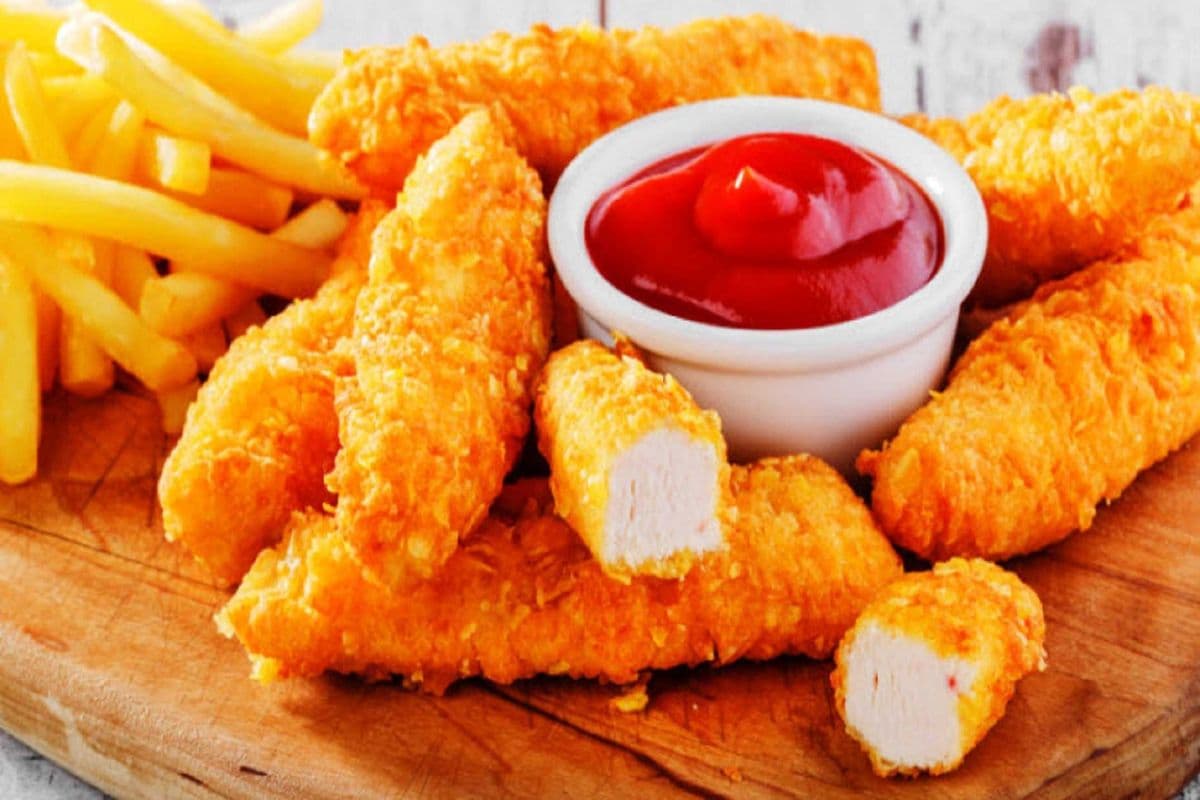 Chicken Tenders with fries
