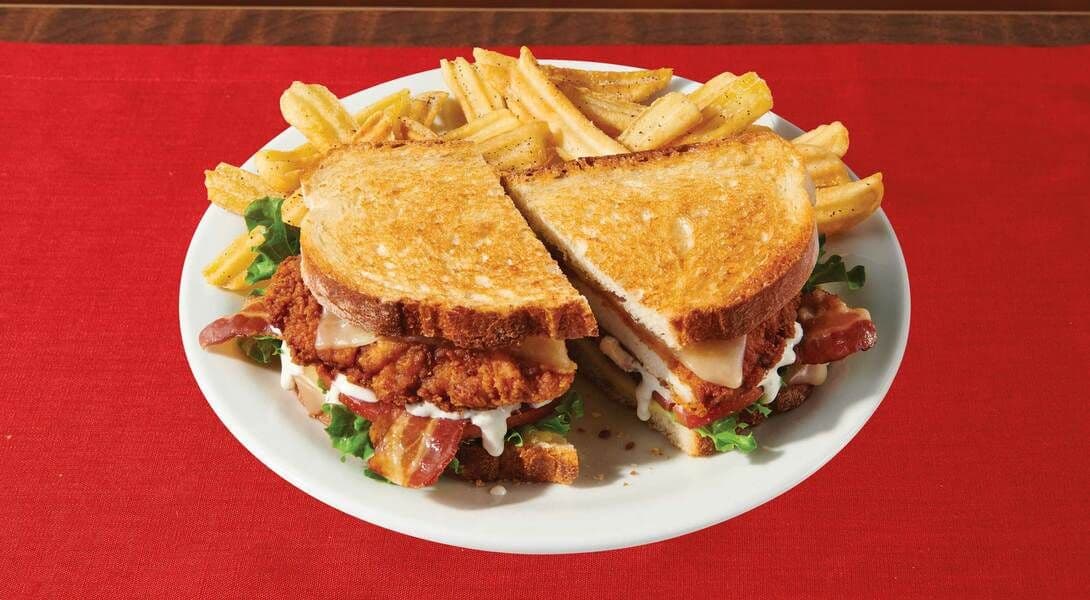 CRISPY CHICKEN BACON RANCH SANDWICH