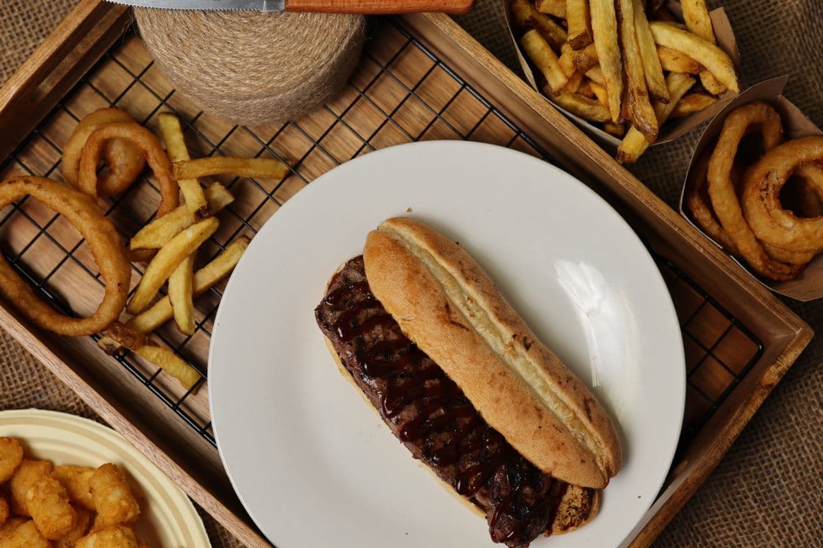 Steak on a Bun Sandwich Combo