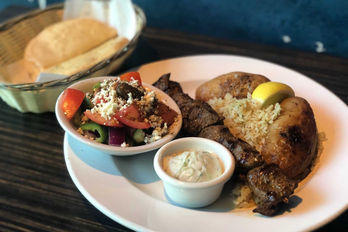 Lamb Sirloin Souvlaki