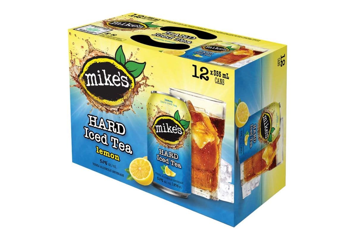 Mike's Hard Iced Tea Lemon (12 x 355mL Cans)