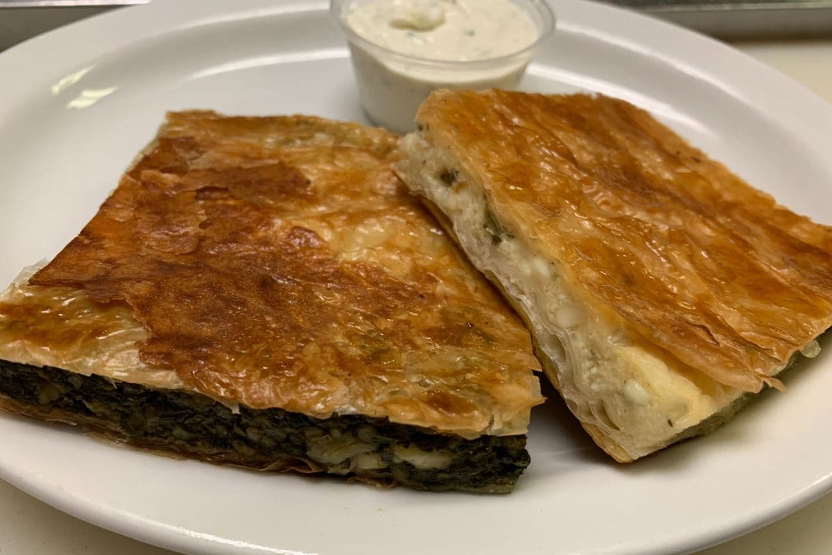 Spinach Pie and Cheese Pie