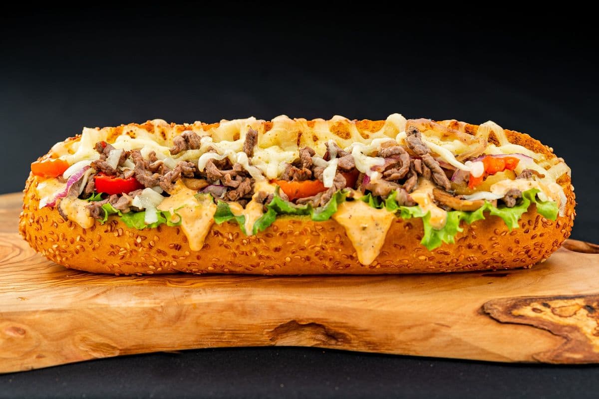 TRIO PHILLY STEAK SANDWICH