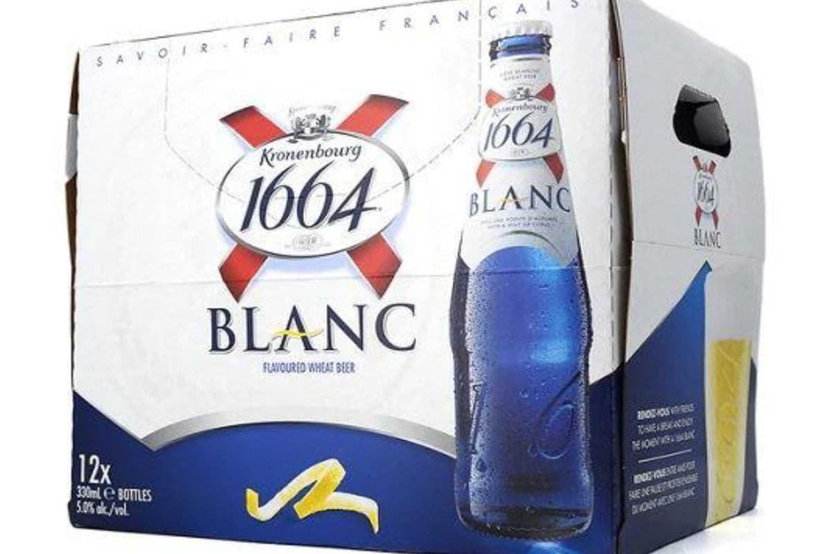 KRONENBOURG 1664 BLANC 12*330ML BOTTELS (1 x 330ML)