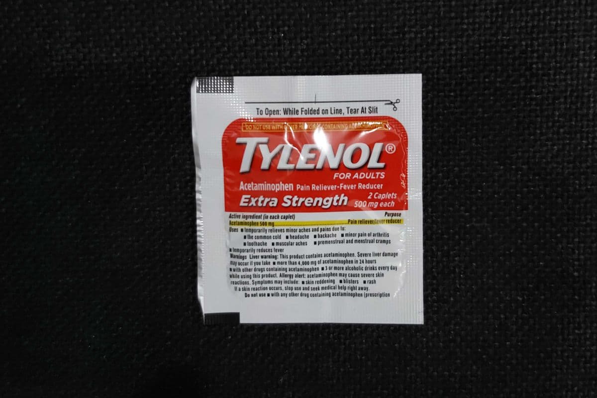<Cleaning> Tylenol extra strength 2 caplet