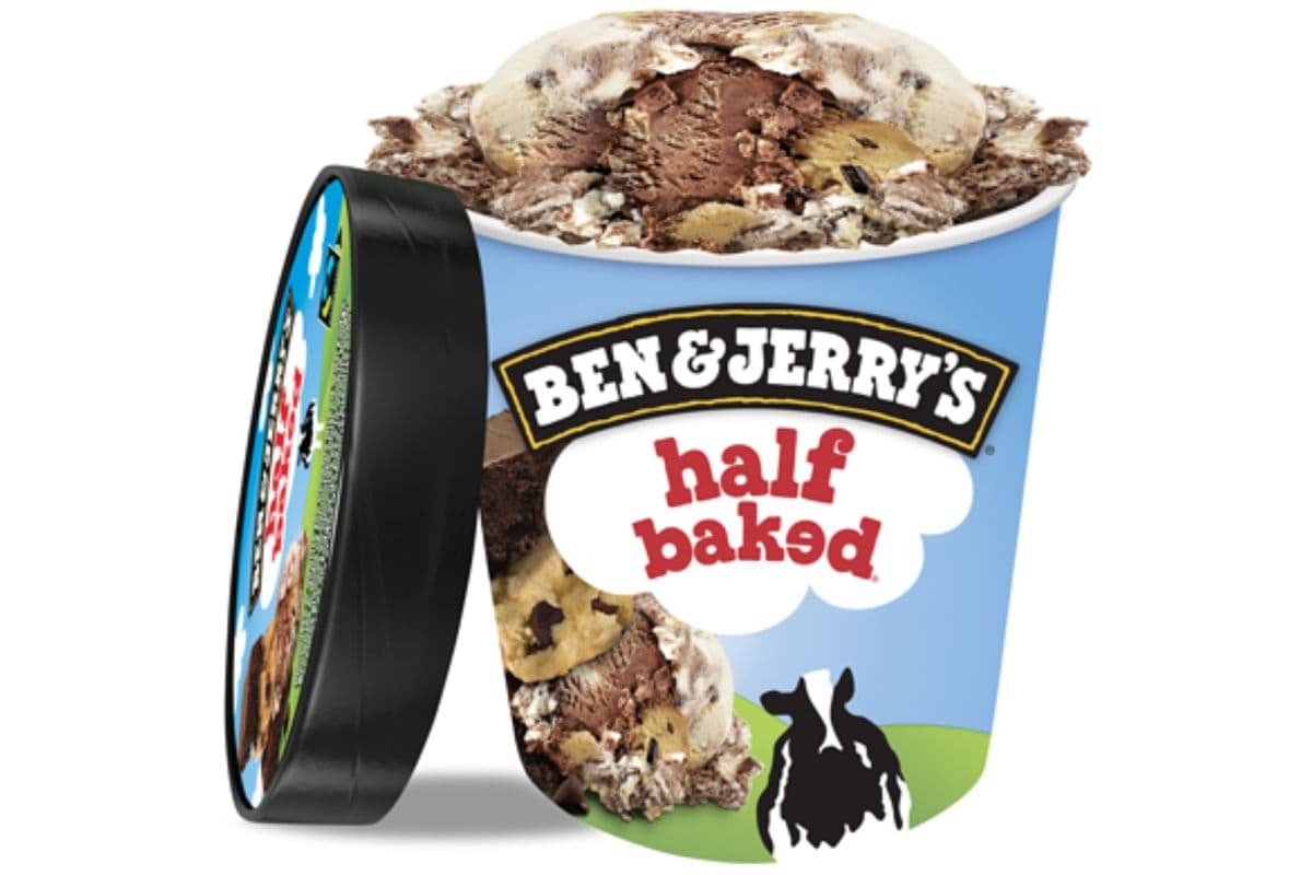 Ben & Jerry Half Baked Ice Cream (473 ml)