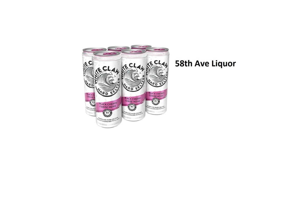 WHITE CLAW BLACK CHERRY CANS (1 x 6x355ML)