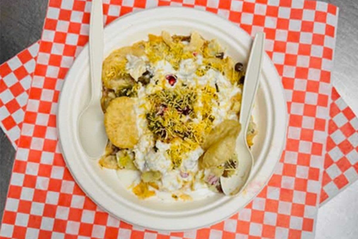 Chaat Papri Plate