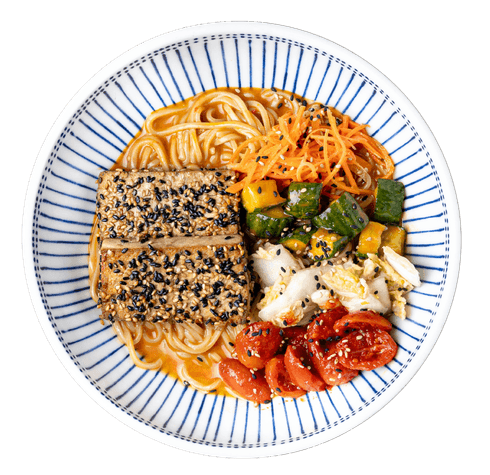 Kimchi Mazemen - Tofu