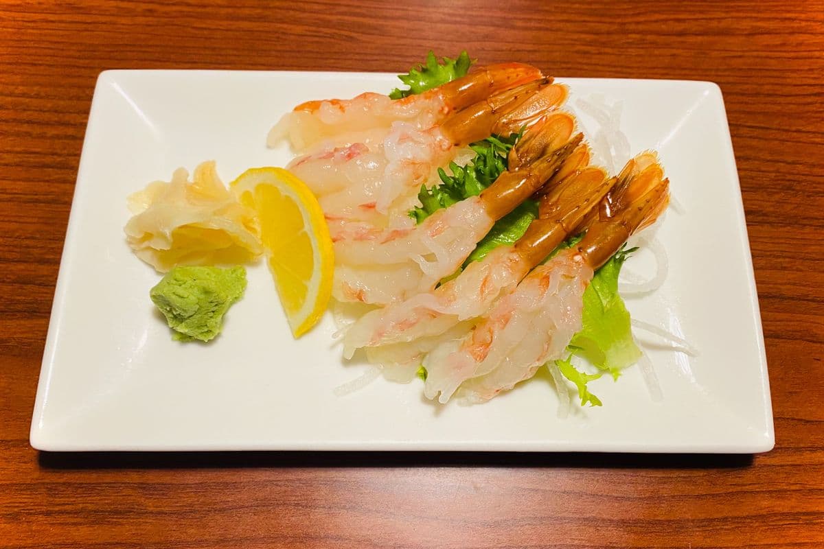 Amaebi Sashimi