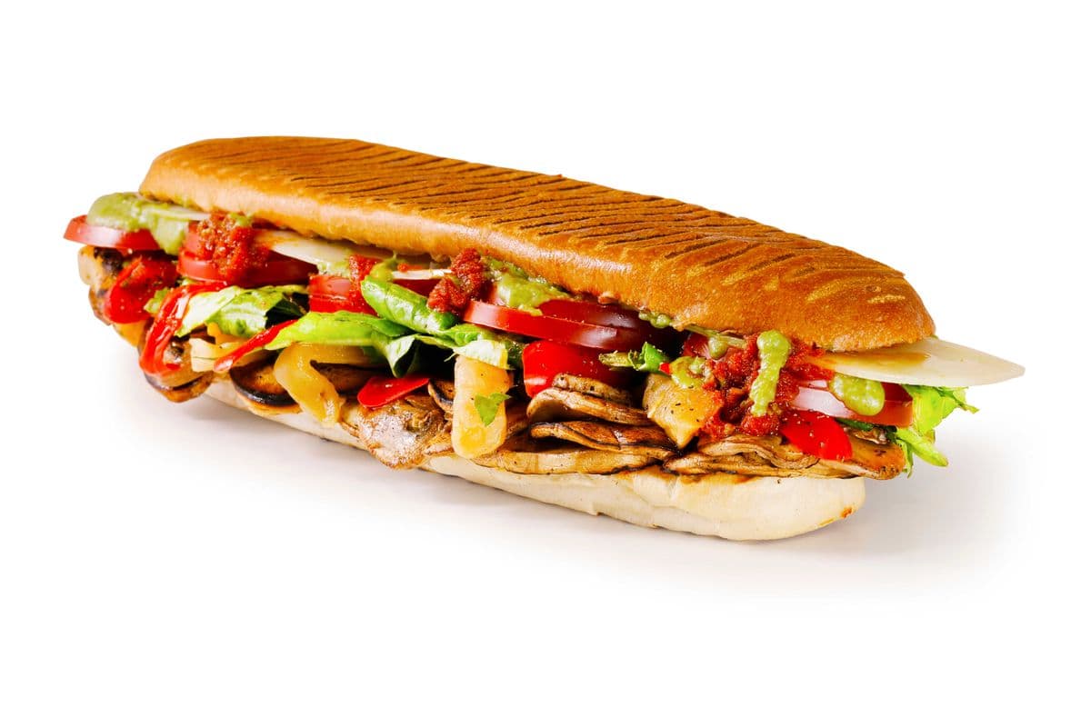 Sandwich Veggie de Vicky / Vicky's Veggie Sandwich & daSpicy Sauce Cup