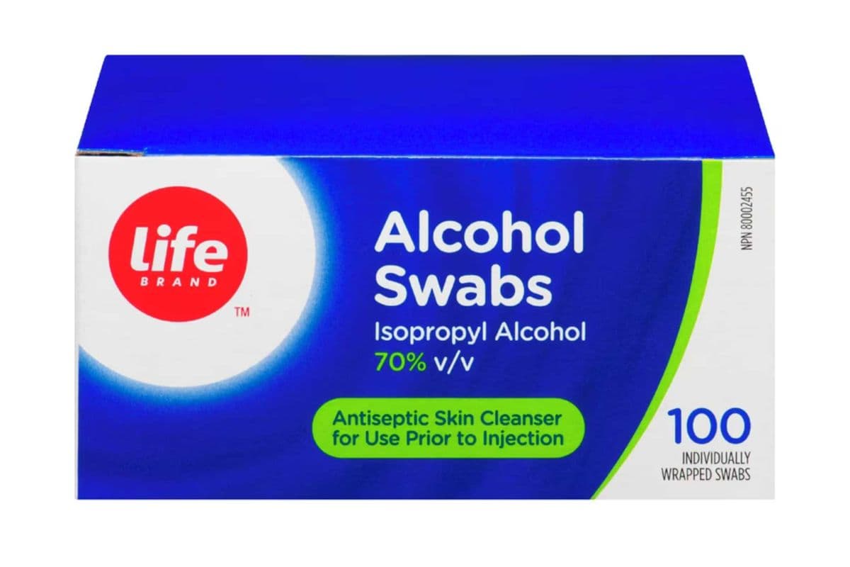 Life Brand Alcohol Swabs