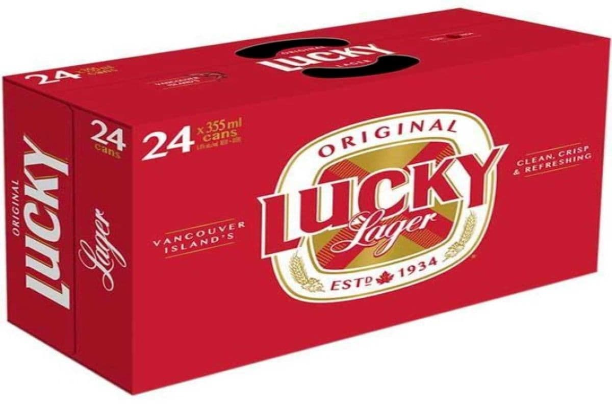 Lucky Lager (24 Cans) (1 x 355ML)