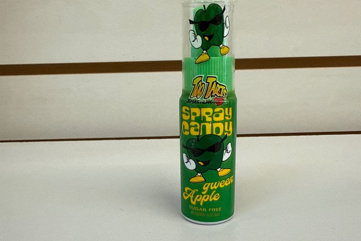 Spray candy green apple