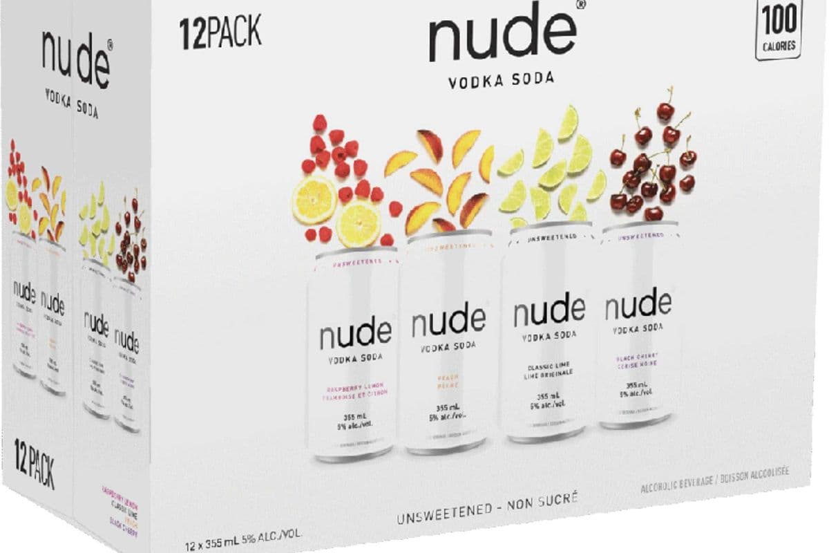 Nude Vodka Soda Mixer (12 Pack) (12 x 355ML CAN)