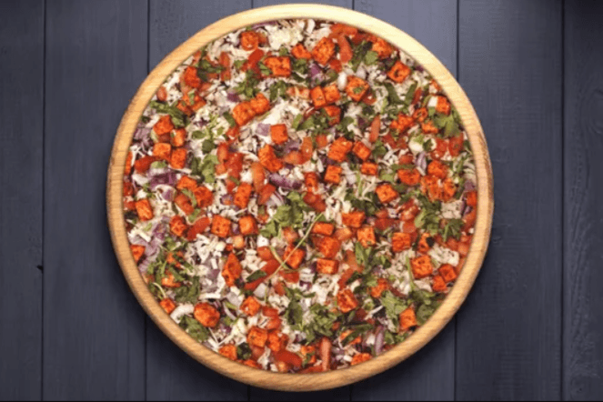 3. Single Medium Shahi Paneer Pizza