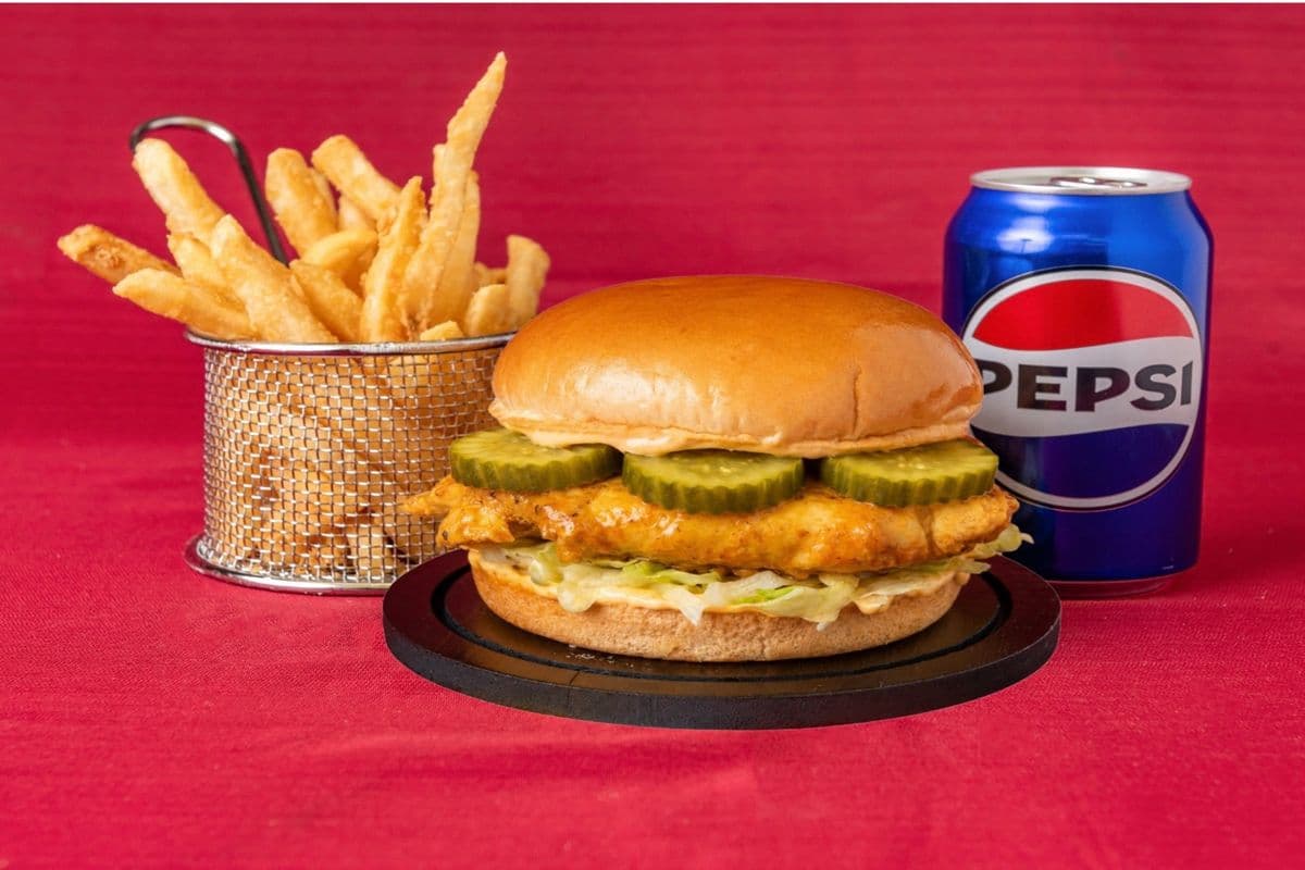 Spicy Roasted Chicken Sandwich Meal