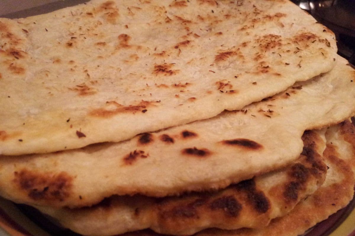 Coconut naan
