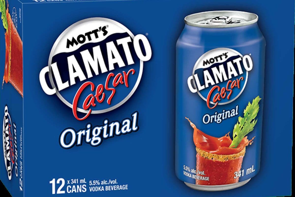 MOTT'S CLAMATO CAESAR ORIGINAL (12 PACK) (12 x 355ML CAN)