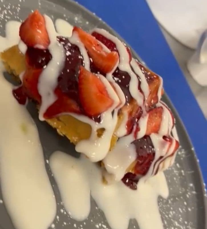Strawberry Cheesecake Waffle