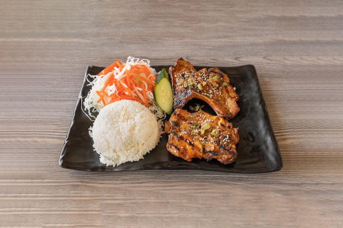 73. Grilled Chicken and Pork Chops