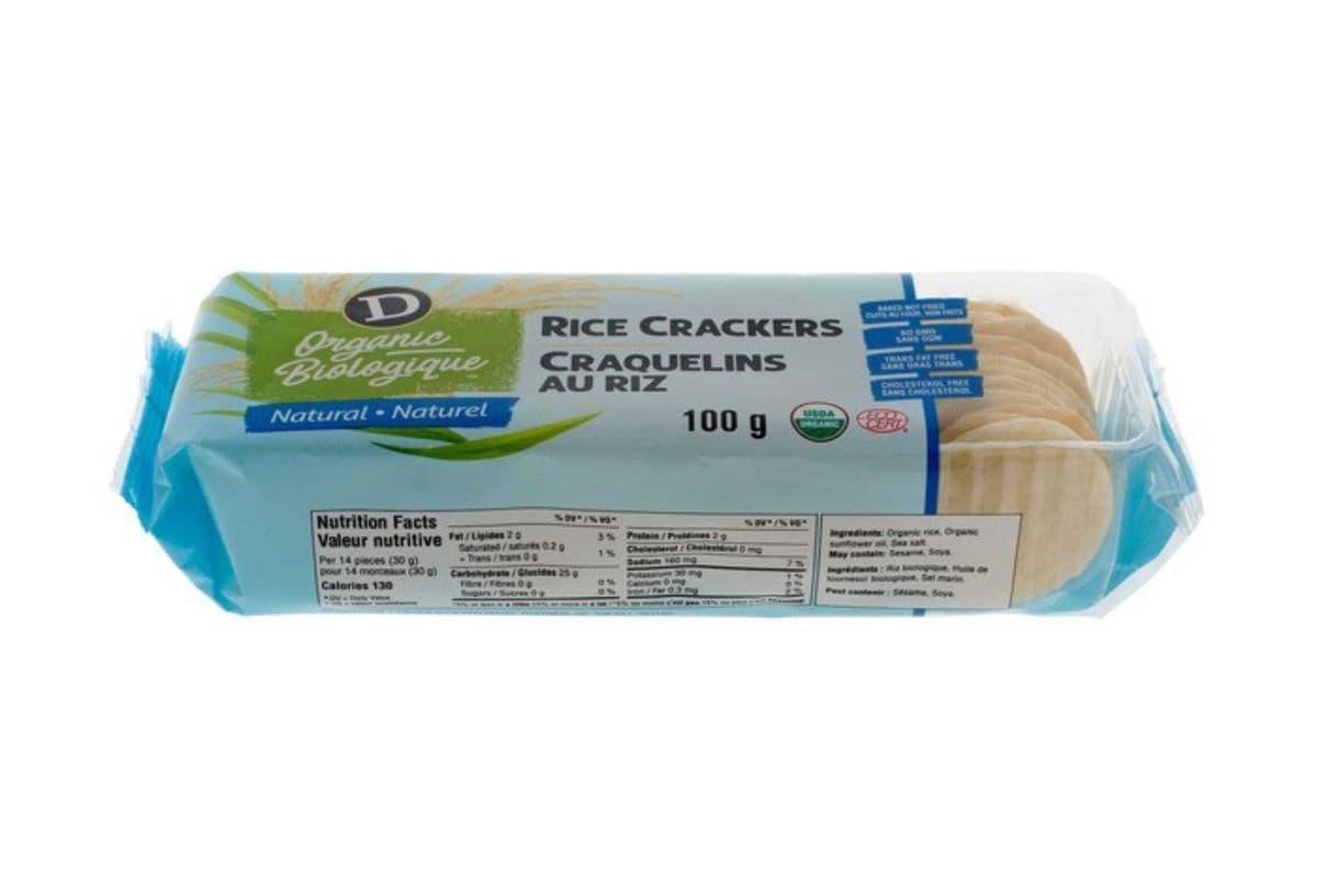 D Gourmet Organic Natural Rice Crackers