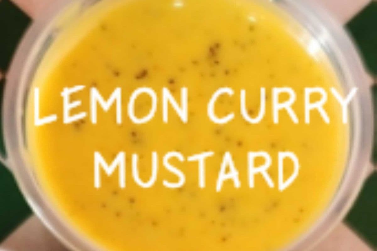 Lemon Curry Mustard
