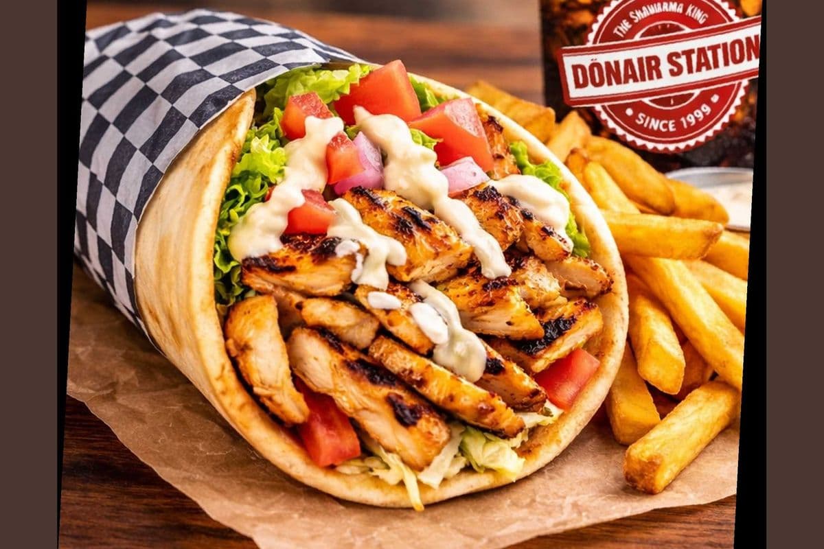 Regular Chicken Shawarma wrap Combo