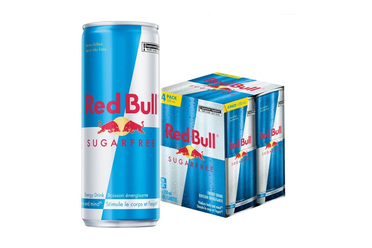 Red Bull Sugar Free (4 x 250 ml)