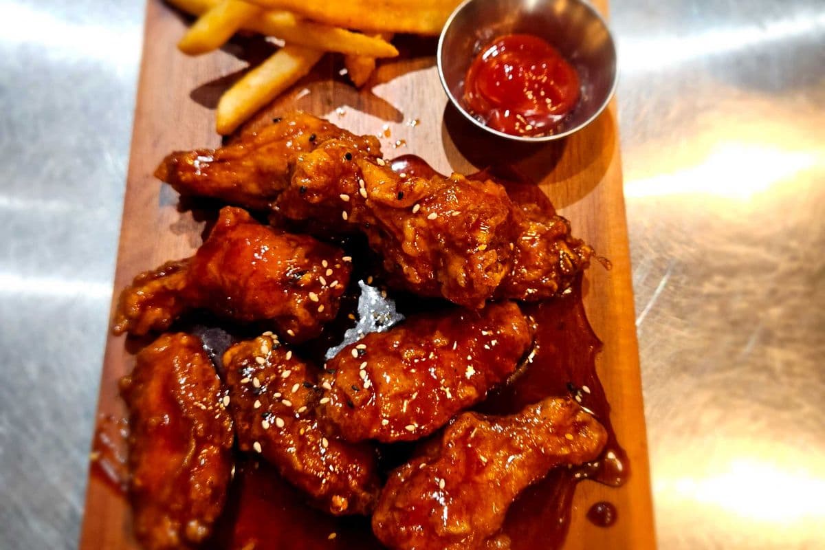 Korean Chicken Wings - sweet and spicy-
