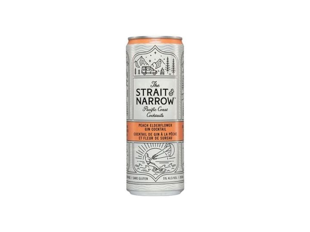 Straight & Narrow Gin Cocktail- PEACH ELDERFLOWER