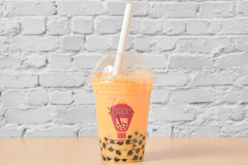 Mango Milk Tea (500ml) (230 Cal)