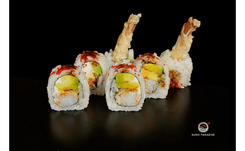 151. Spicy Cheese Shrimp Tempura Roll (8Pcs）