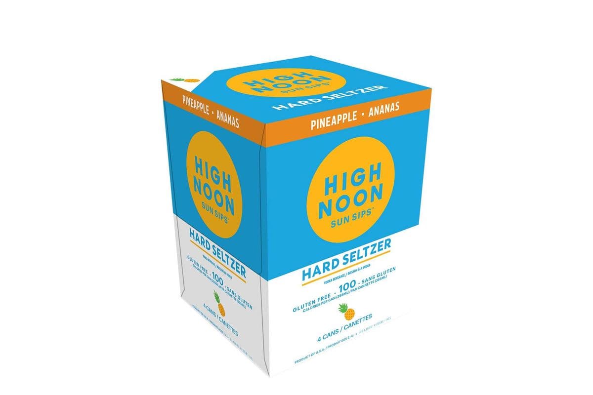 High Noon Pineapple Hard Seltzer 4 PK CN (1 x 355ml)
