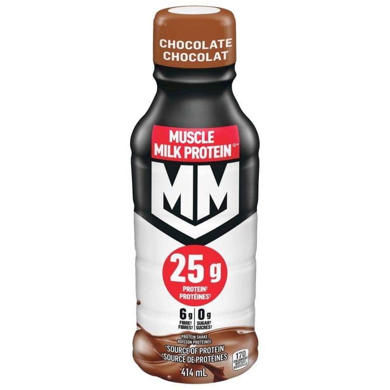 Muscle Milk Boisson Protéenée Chocolat 414ml/ Mucle Milk Protein Chocolate Drink 414ml
