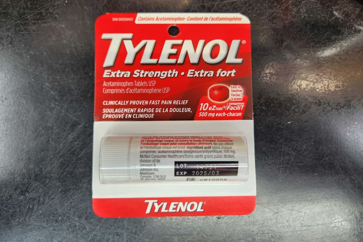 Tylenol Extra Strength 10 eZtabs 500 mg - Tylenol Extra Fort 10 comprimés 500 mg
