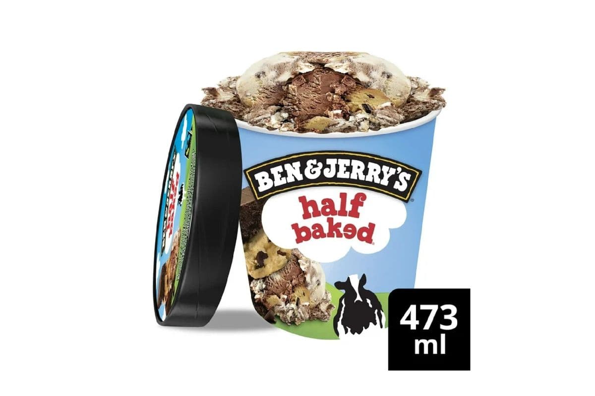 Ben & Jerry's Half Baked Ice Cream (473 ml)