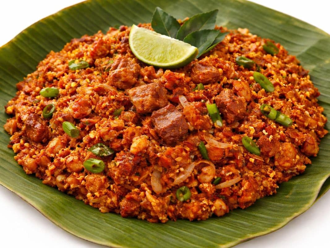 Mutton Banana Leaf Kothu
