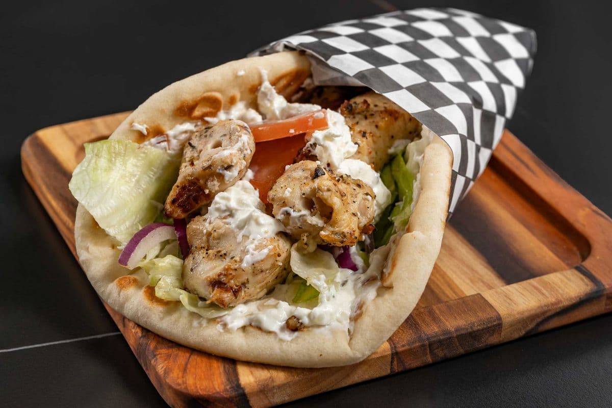 Chicken Souvlaki Wrap