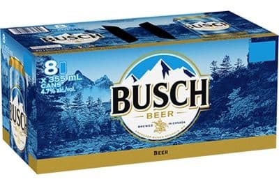 BUSCH (8 CANS X 355ML) 4.7% ABV (8 x 355 mL)