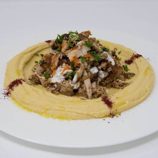 Chicken Shawarma with Hummus