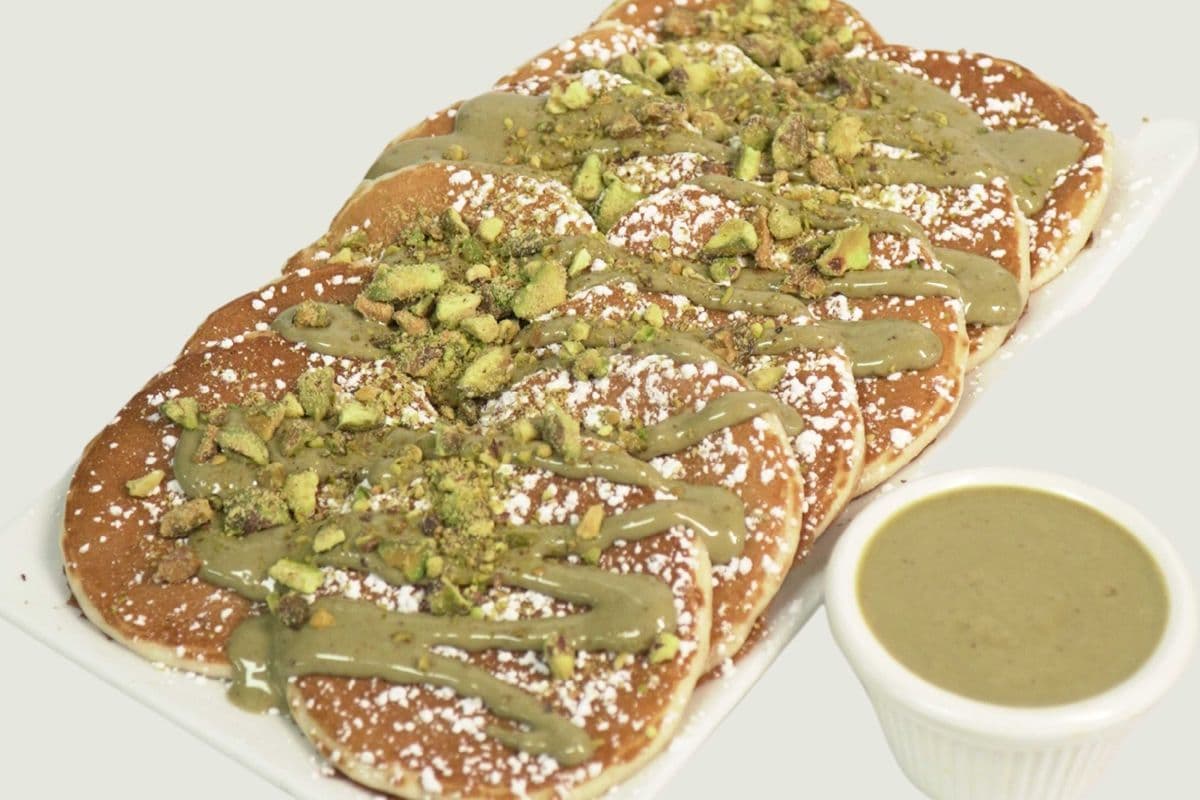 Mini Pancakes Pistachio
