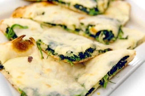 Naan aux épinards / Spinach Naan