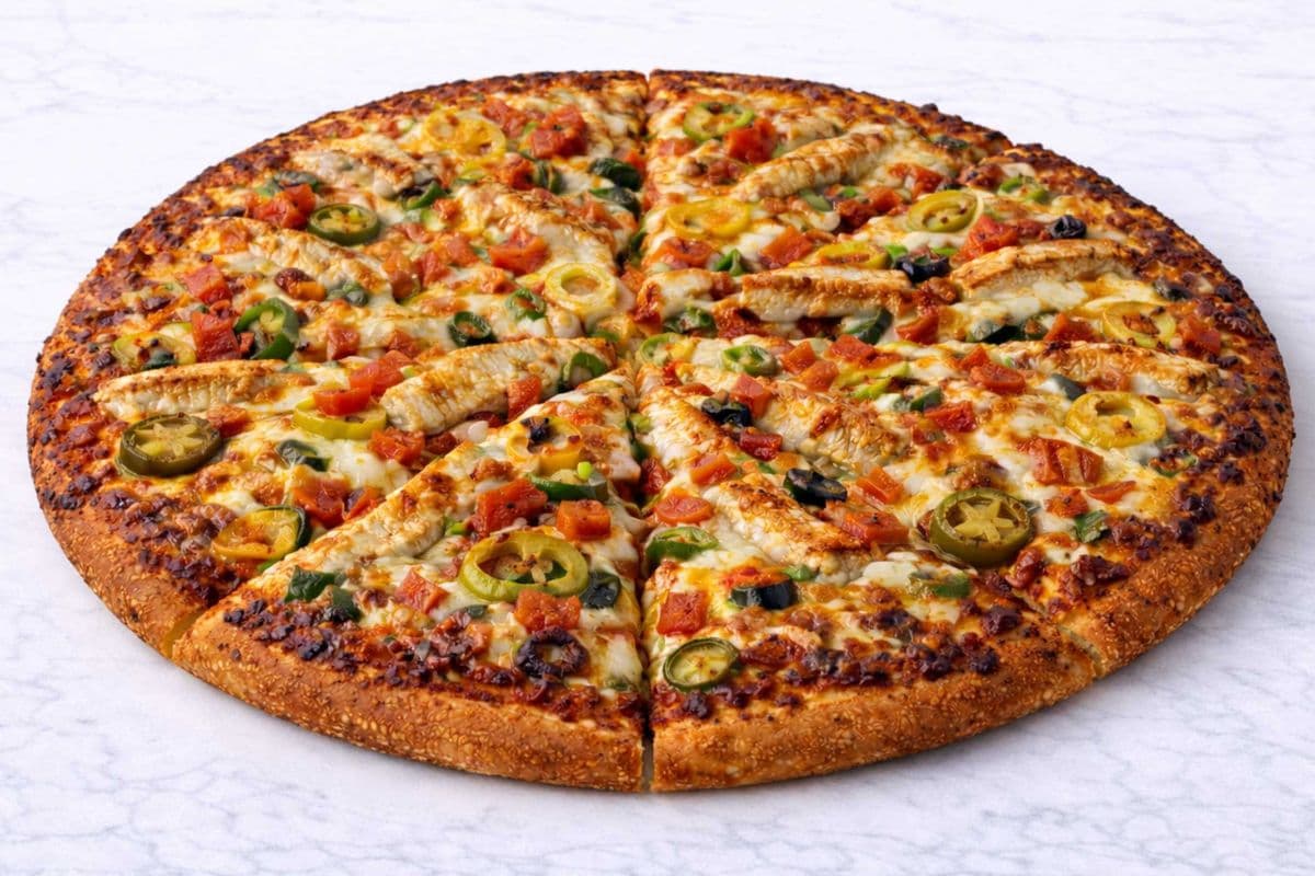 Garlic Chicken Pizza