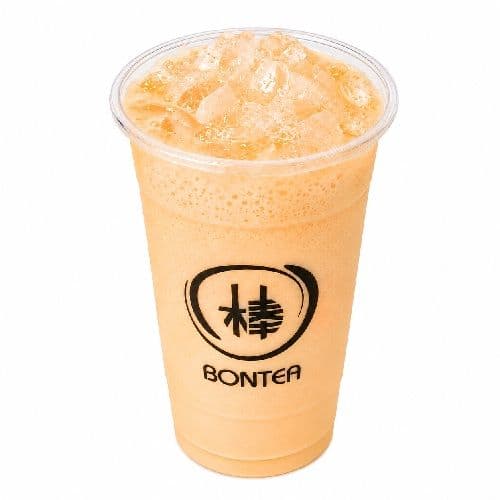NEW!! H. Peach Yogurt Slush w/ Lychee / 椰果优格芒果雪沙