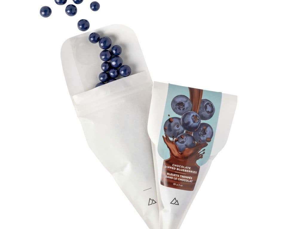 Q's Chocolate Dipped Blueberries