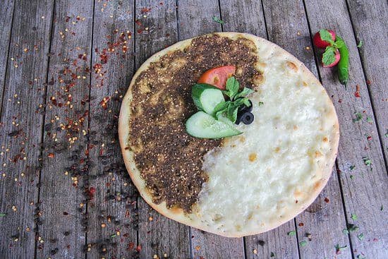 Zaatar and Cheese Manakeesh
